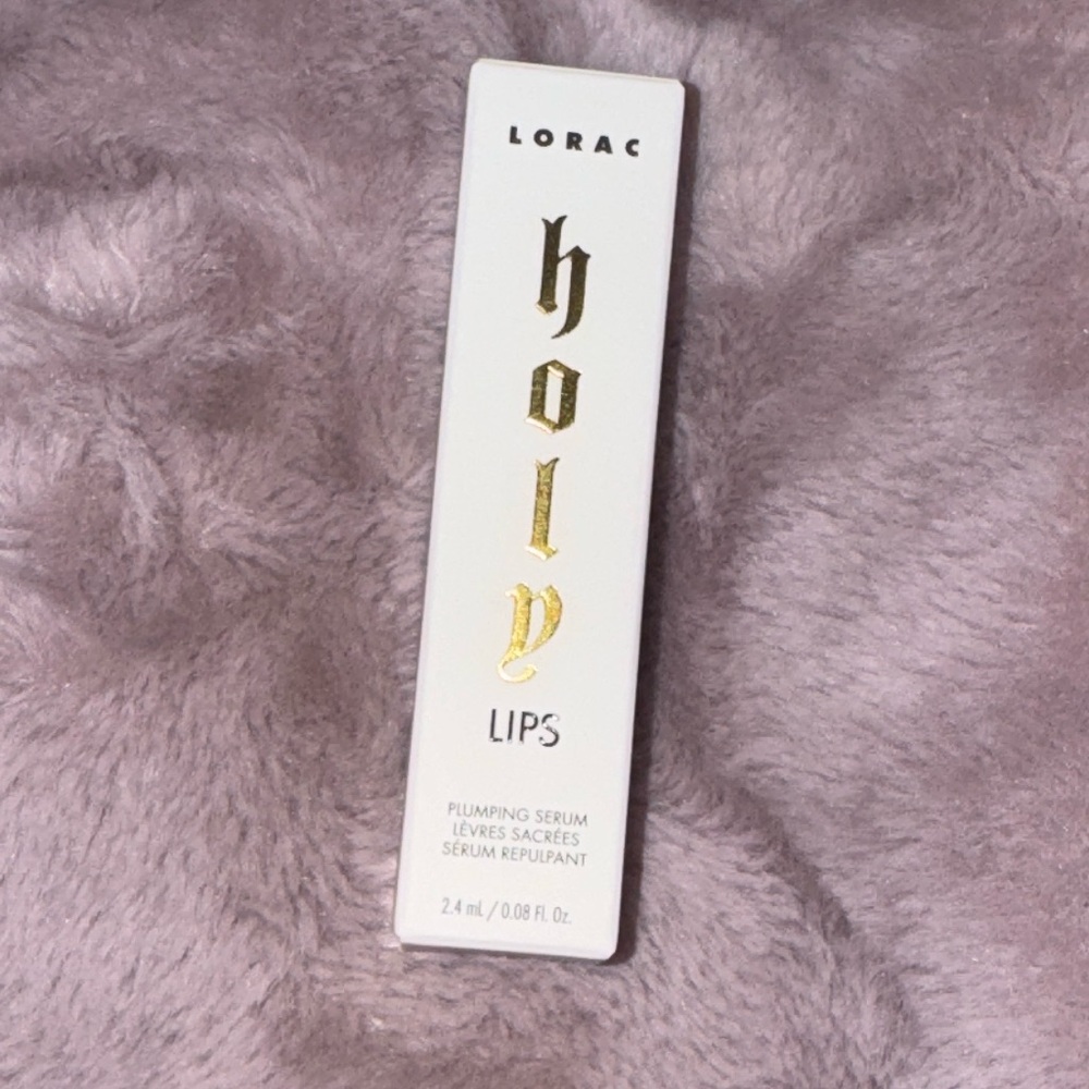 🆕LORAC Holy Lips Plumping Serum in White and Gold🆕
